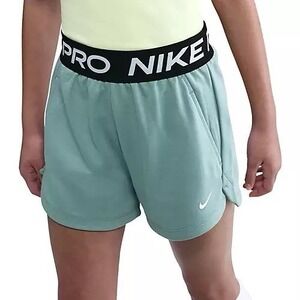 Nike Girl's Pro Fleece Dri-Fit Shorts Size Large Cannon NWT $40